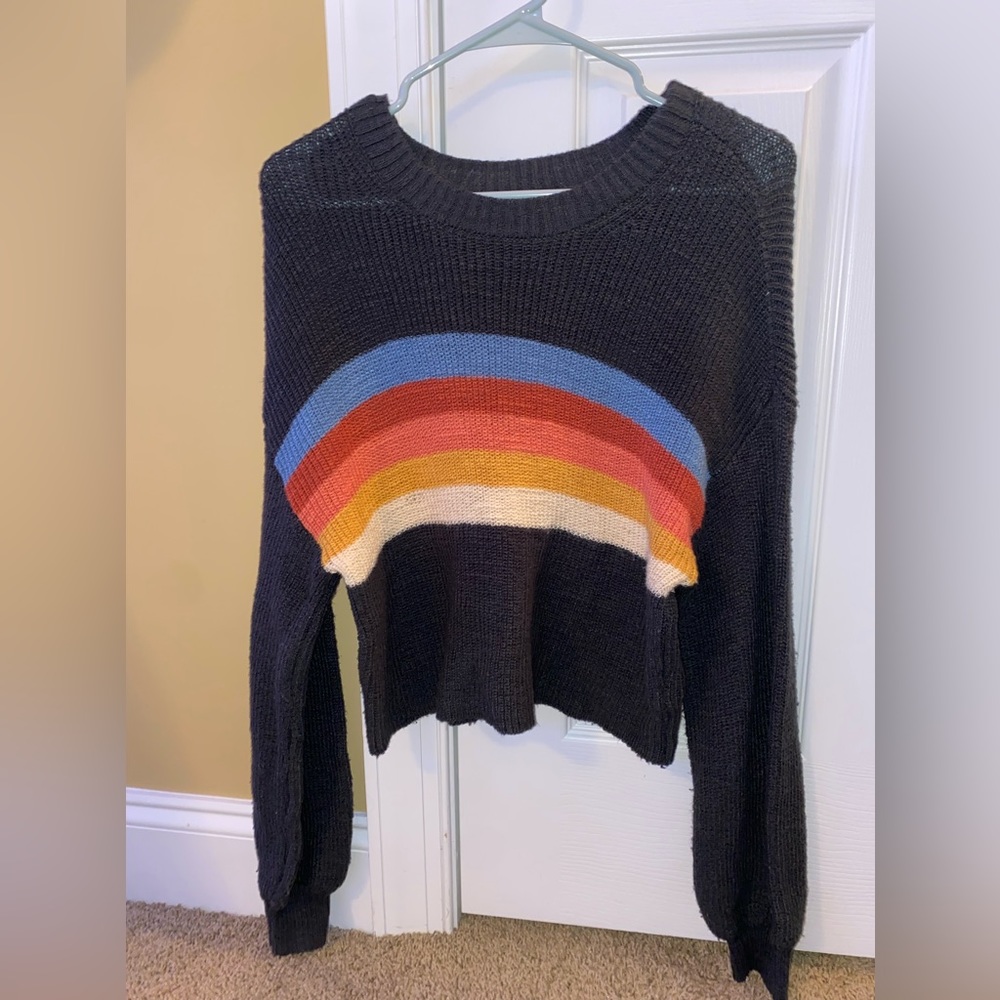 American Eagle Multi-Color Stripe Sweater